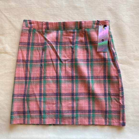 daisy street Dresses & Skirts - NWT Daisy Street Pink Gingham Plaid Mini Skirt